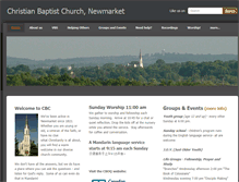 Tablet Screenshot of christianbaptist.ca